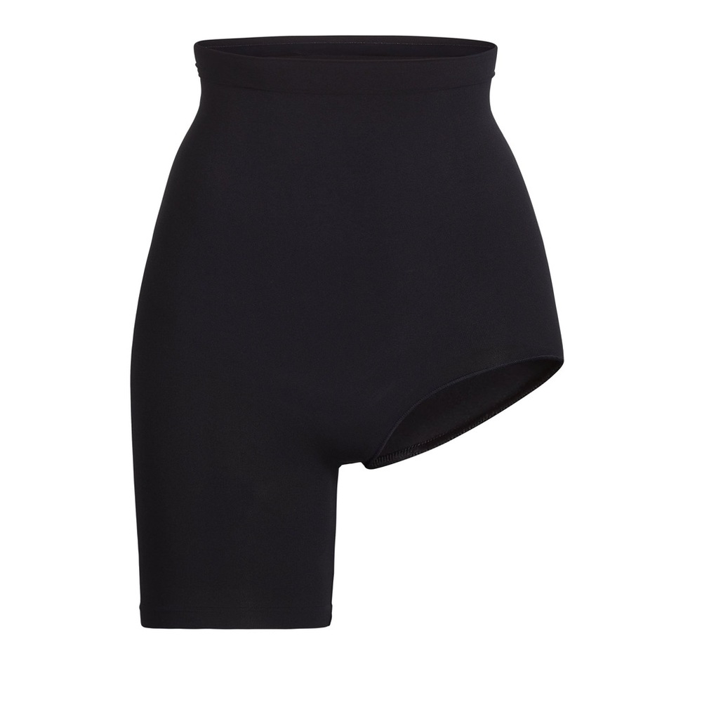 Skims Seamless Sculpt Solution Shorts (Black XXS/XS)